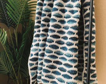 Crochet Millstone Blanket Pattern - Crochet Blanket Pattern - Crochet Afghan Pattern - Crochet Throw Pattern - The Nikki Blanket