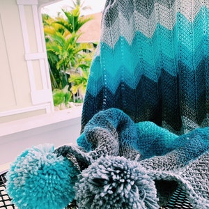 Tunisian Crochet Blanket Pattern - The Aloha Blanket