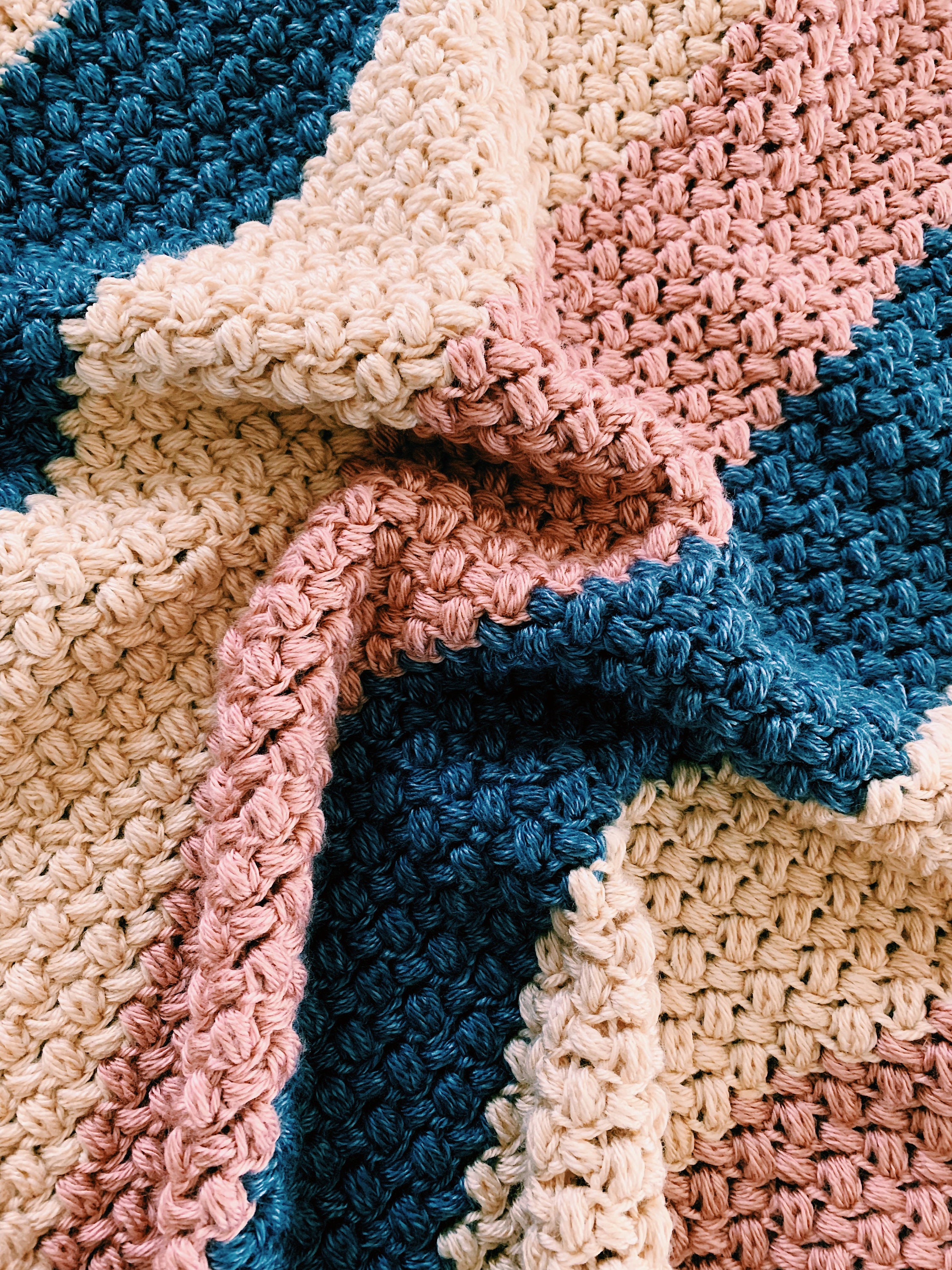 39 Beautiful Crochet Baby Blanket Patterns You Must See, From Easy Textures to Heirloom... 36 Hazel Crochet Baby Blanket Pattern: Bean Stitch Texture