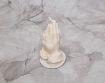 Praying Hands Candle | Easter Candle | Communion Gifts | Baptism Gifts | Christian Gifts