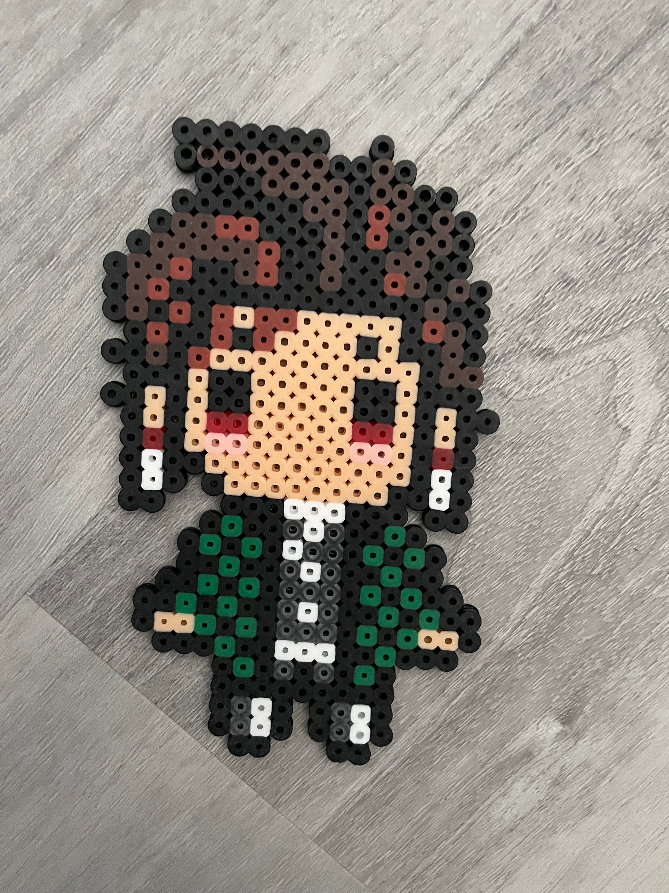 Tan/jir/o Slayer of Demons Perler Art Anime Auto Dekoration | Etsy