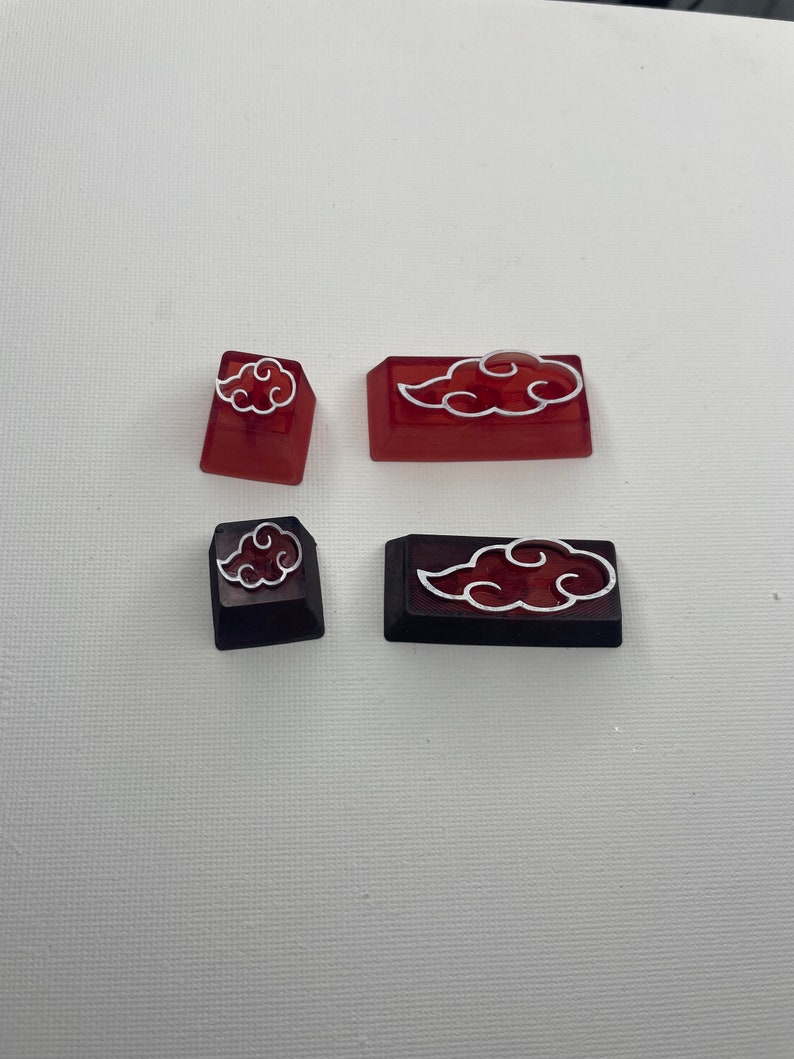 Anime Dark Cloud Bad Guys Ninja Cherry Mechanical Keycap Artisan Keycaps ESC 1u Anti Village Enter Left Shift 2.25u Right Shift 