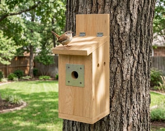 DIY Large Wren Birdhouse Plans, PDF