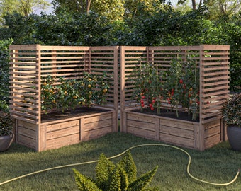 DIY Raised Garden Bed With Trellis Plans (PDF)