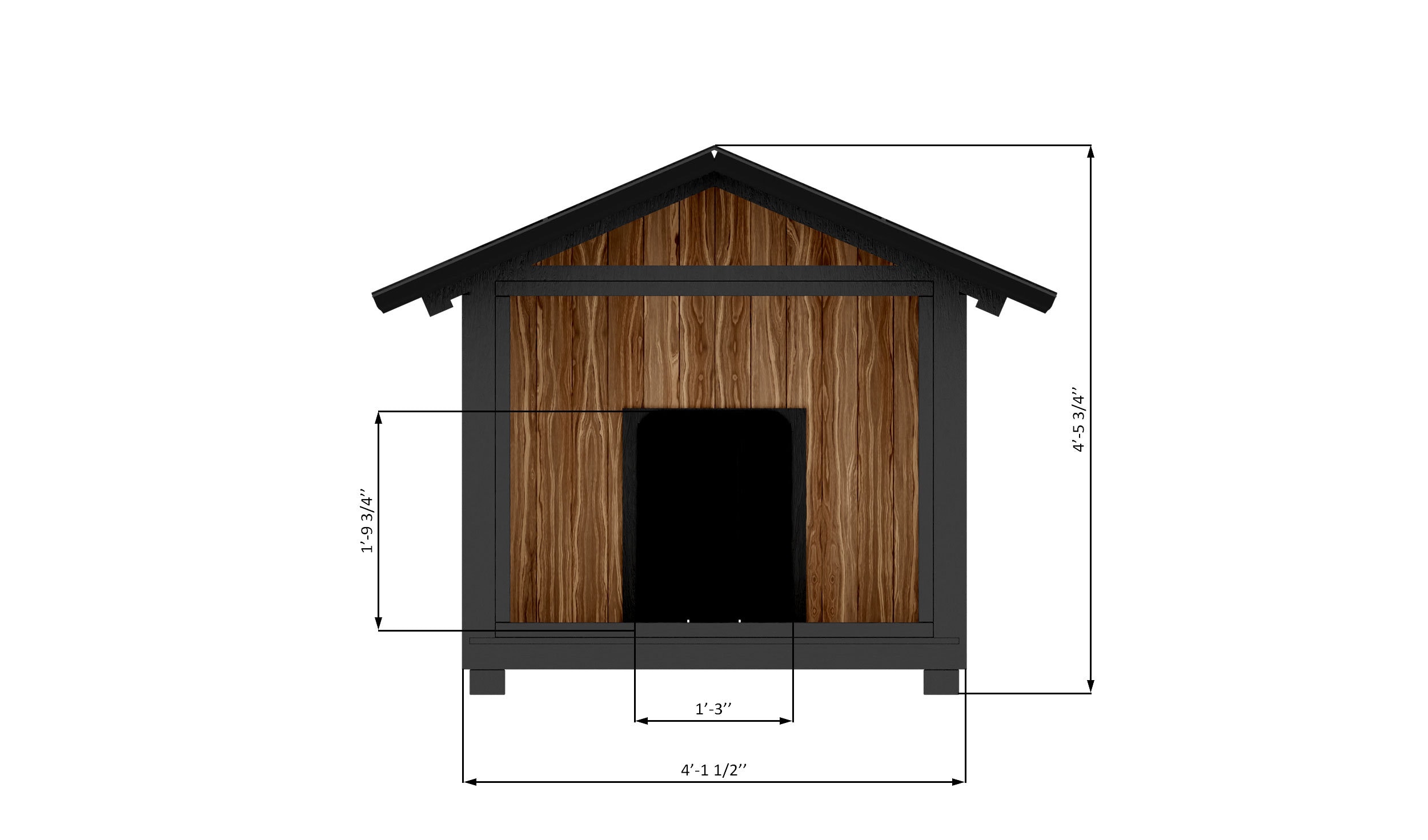 Outdoor Dog House Plans PDF - Etsy
