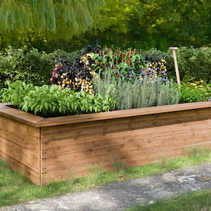 4 x 8 doe-het-zelf plattegronden voor verhoogde plantenbakken pdf - montagehandleiding voor verhoogde tuinbed pdf