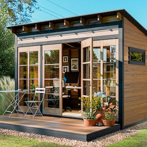 Lean-To She Shed Plans 12x6