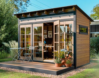 Lean-To She Shed Plans 12x6