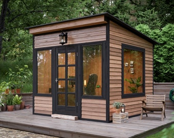 She Shed Plans 10x10 Plans - Office Shed Plans - PDF Download