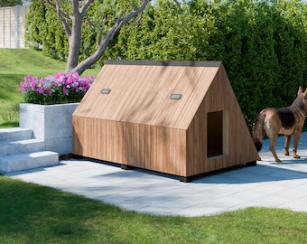 DIY Modern Insulated Dog House Plans PDF