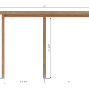 Pergola Plans 16x16 Attached To House