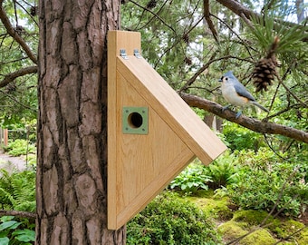 Titmouse Birdhouse Plans, DIY Wooden House PDF