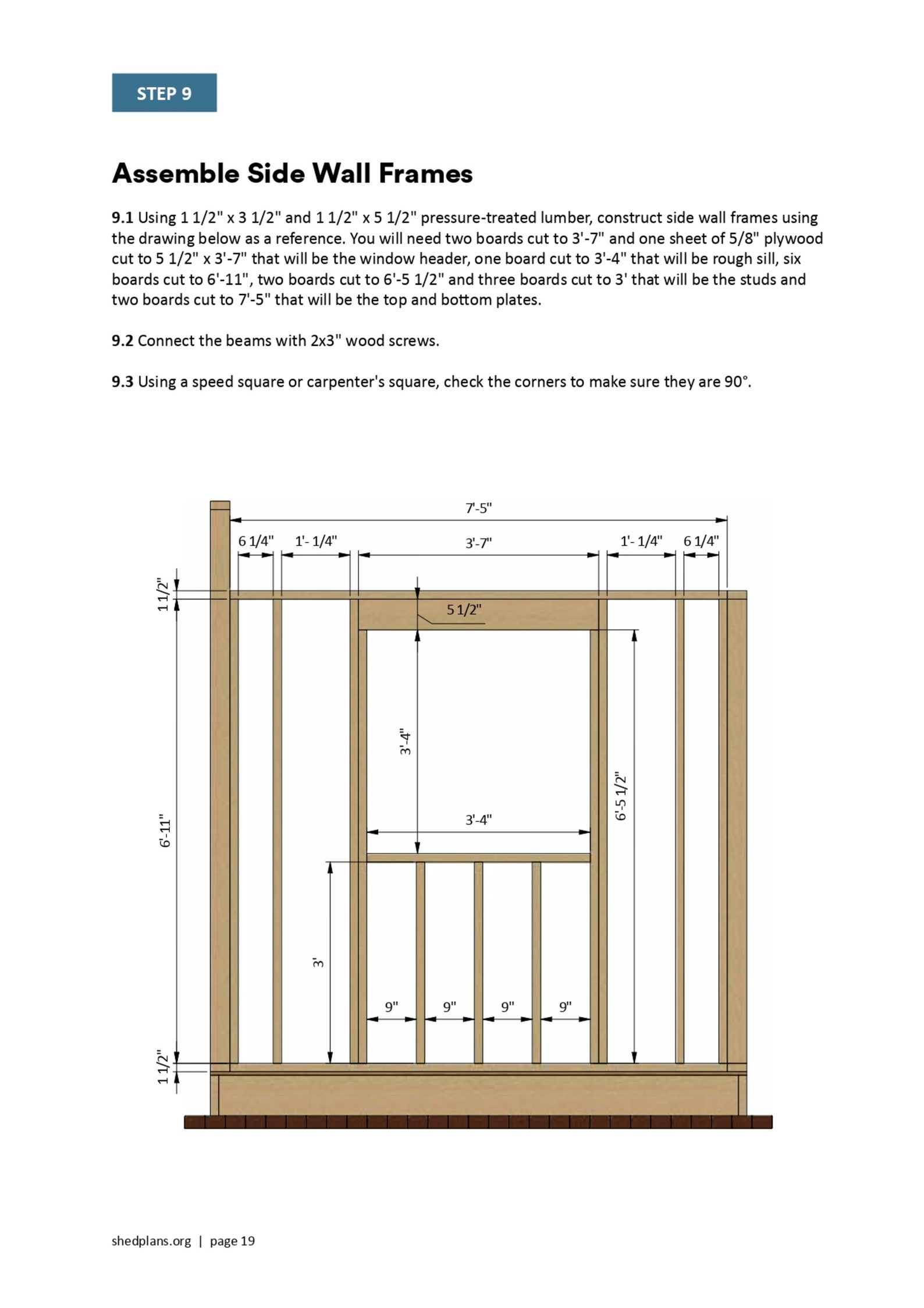 8x8 Shed Plans DIY Lean to Garden Shed PDF - Etsy