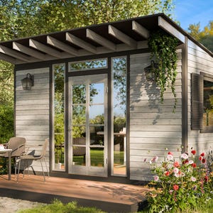 14x8 Shed Plans DIY Lean to She Shed