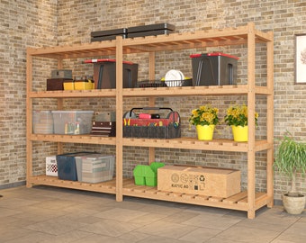 10x2 Garage Shelving Unit Plans (PDF)