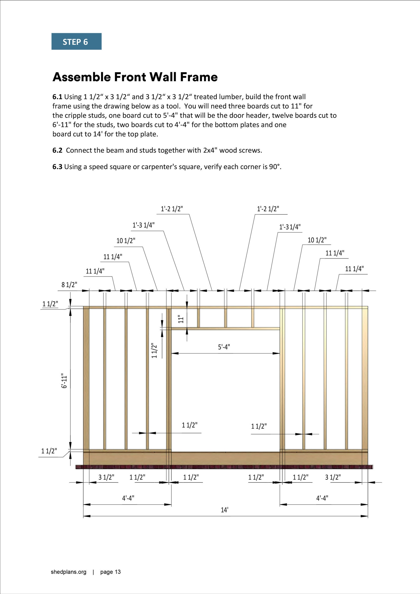 Shed Plans 10x14 DIY Gable Storage Shed PDF - Etsy