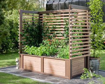DIY Raised Garden Bed Plans With Trellis 3x6 (PDF)