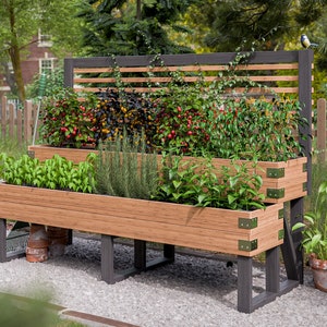 2-Tier Raised Garden Bed Plans 3x8