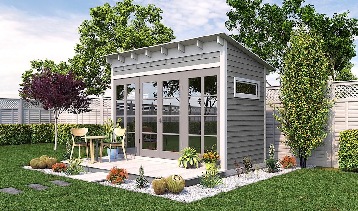 Lean-To She Shed Plans 12x6 image 1