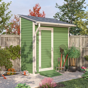 Shed Plans 4x8 Lean to Storage Shed PDF