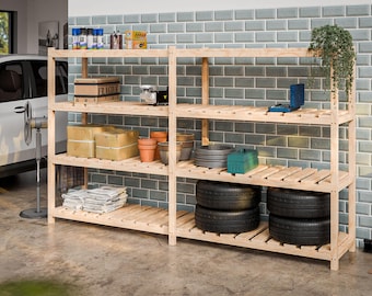 10x2 Garage Shelving Unit Plans (PDF)