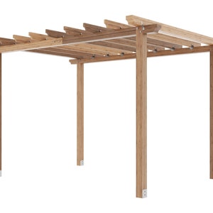 12x16 canopy pergola side view