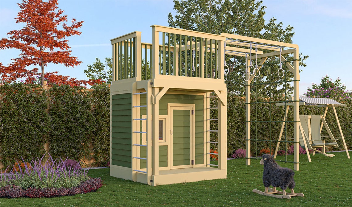 6x14 DIY Playhouse Plans PDF Etsy