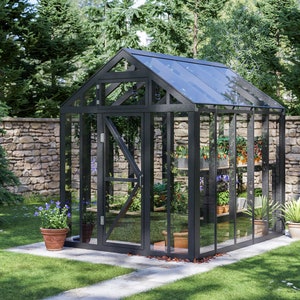 Small Greenhouse Plans 8x10 Greenhouse With Garden Shelves