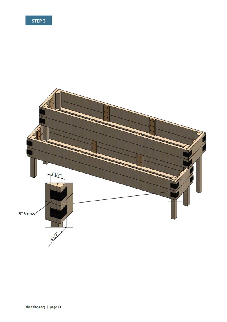 2 tier raised garden bed corners fixing