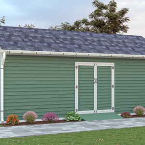 Grundriss 12x24 Giebel Schuppen PDF