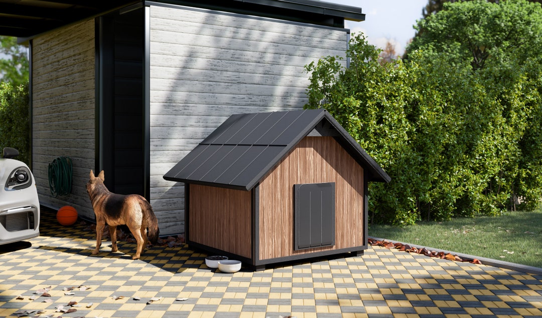4x4 Dog House Plans PDF Etsy