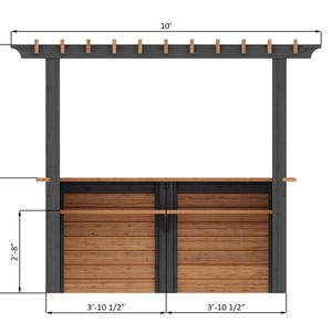 DIY Simple Outdoor Bar Plans Digital PDF Download - Etsy