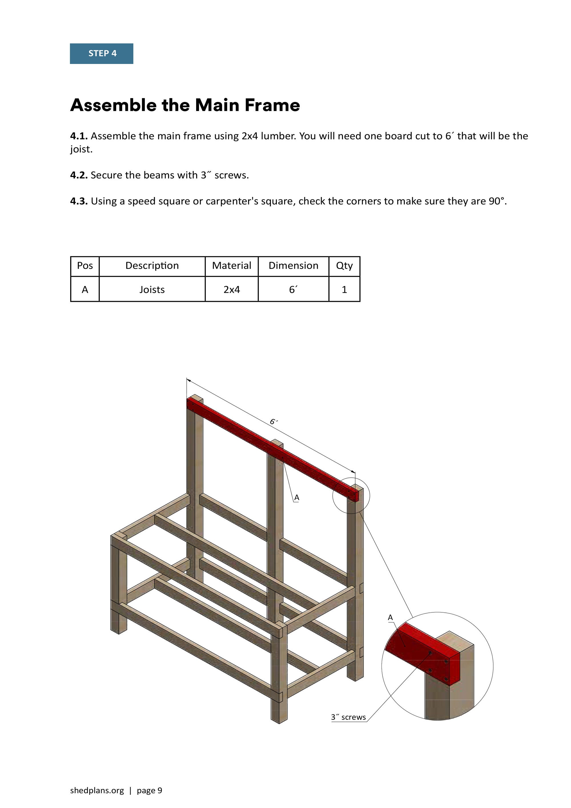 Tool Rack Writen Chart.pdf Workbench Plans With Tool Storage – Digital PDF Download - Etsy