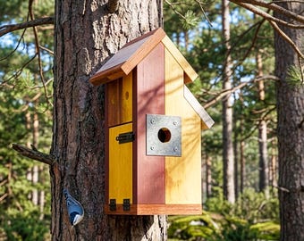 DIY Wooden Nuthatch Birdhouse Plans