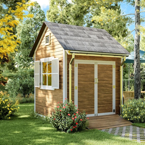 Projetos de galpão 8x8 para galpão de jardim faça você mesmo