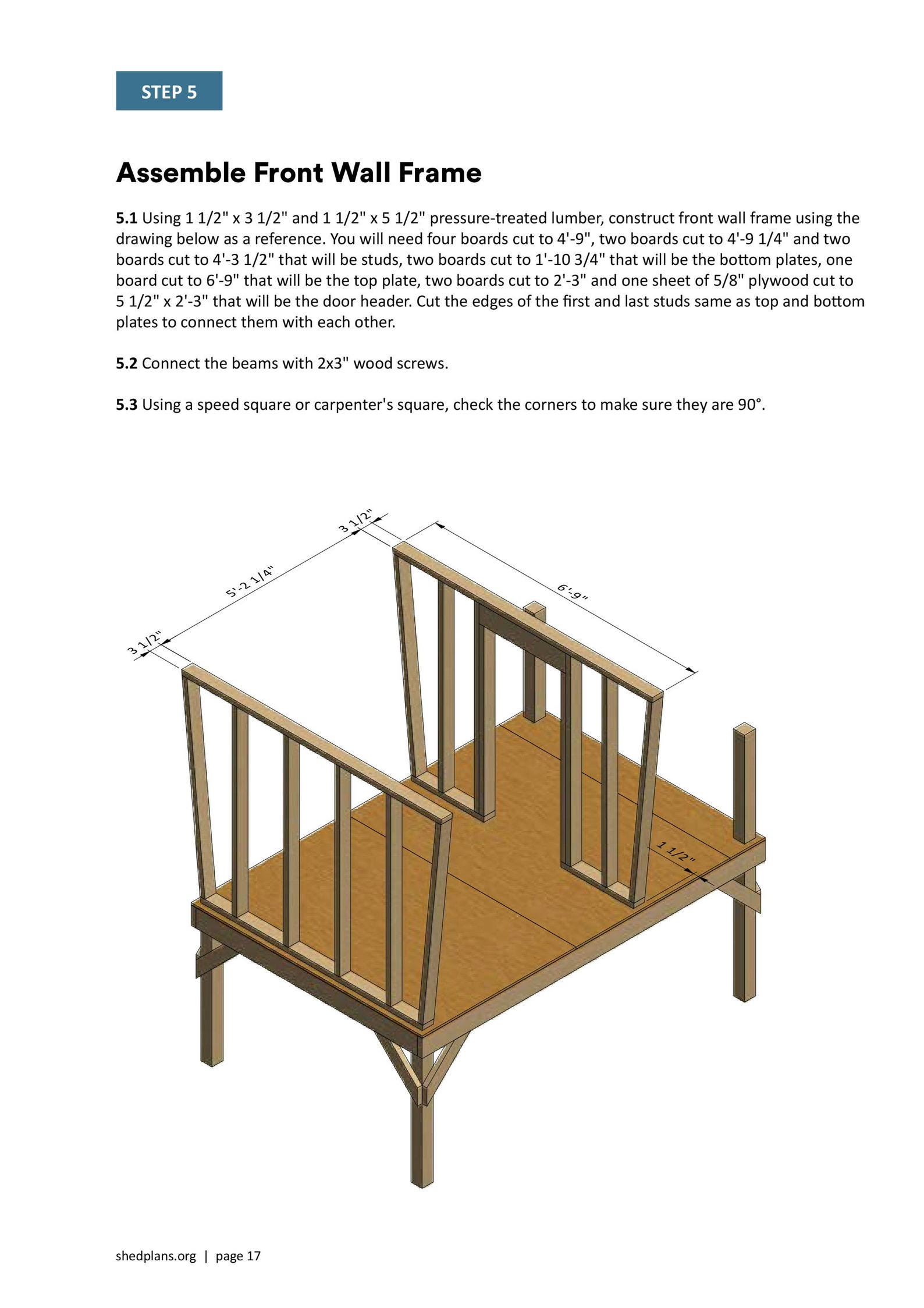 6x6 DIY Playhouse Plans PDF Etsy
