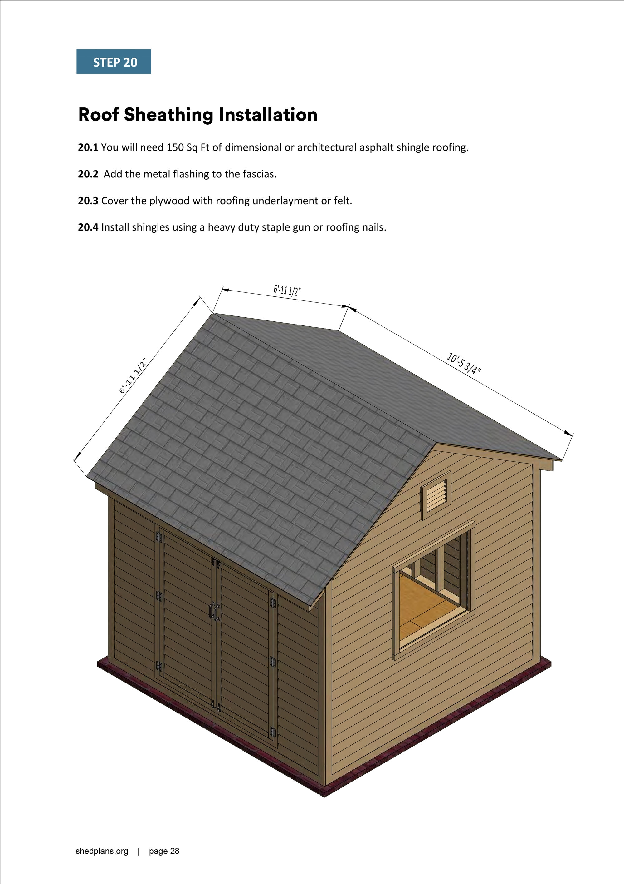Shed Plans 10x10 DIY Gable Storage Shed PDF - Etsy