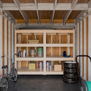 20x30 modern carport with storage are design