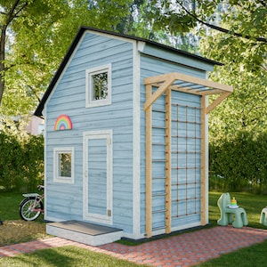 6x8 DIY Playhouse Plans PDF