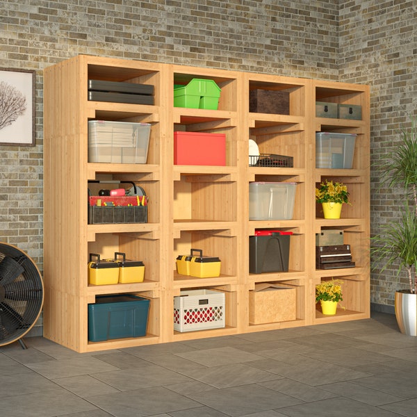 2x8 Garage Shelves Plans (PDF)