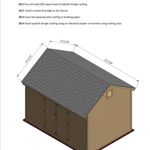10x14 wooden gable storage shed roof sheathing
