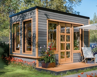 8x12 Shed Plans Lean to Office Shed PDF