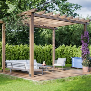 12x16 DIY Canopy Pergola Plans PDF