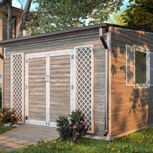 Plans de remise 12 x 12 à monter soi-même pour abri de jardin PDF