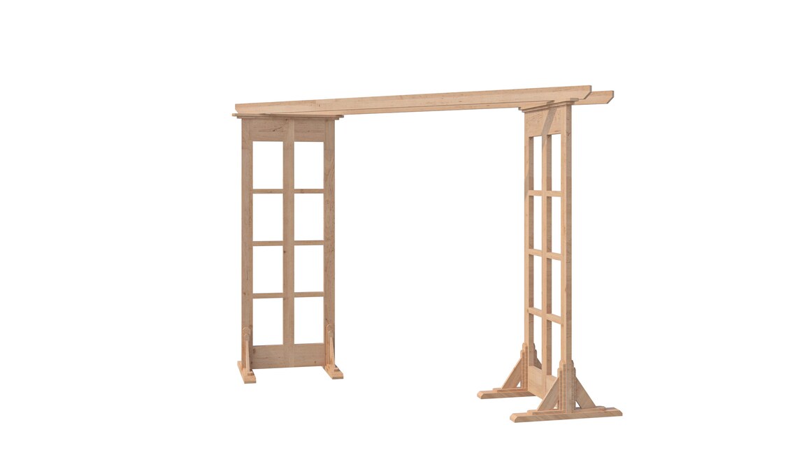 DIY Double Door Frame Wedding Arch Plans for Wedding Etsy