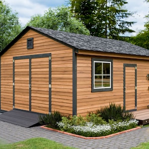 16x20 Garage Shed Plan