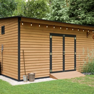 8x16 Shed Plans Lean to Storage Shed