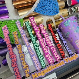 3D Printed Watermark: Custom Social Media & Business Tag