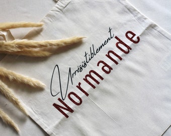 Tote Bag - "Irrésistiblement Normand(e)" (Personnalisable)