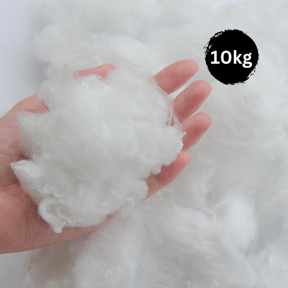 Ouate Polyester Moelleuse 500g - Rembourrage Lavable Certifié Oeko-Tex - Pour Peluches Et Coussins